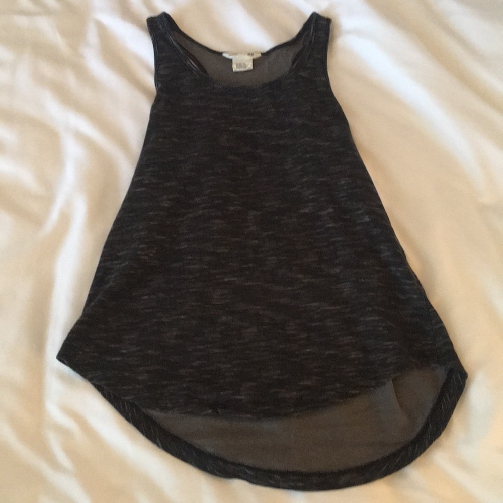 Girls Black workout T-shirt.